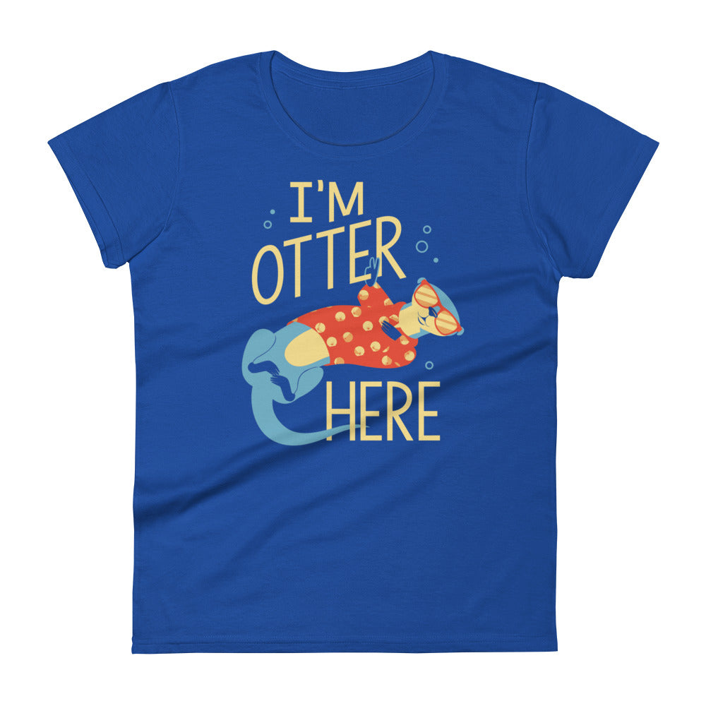 I'm Otter Here Women's Signature Tee