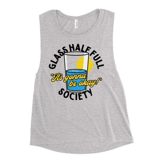 Glass Half Full Society Women's Muscle Tank