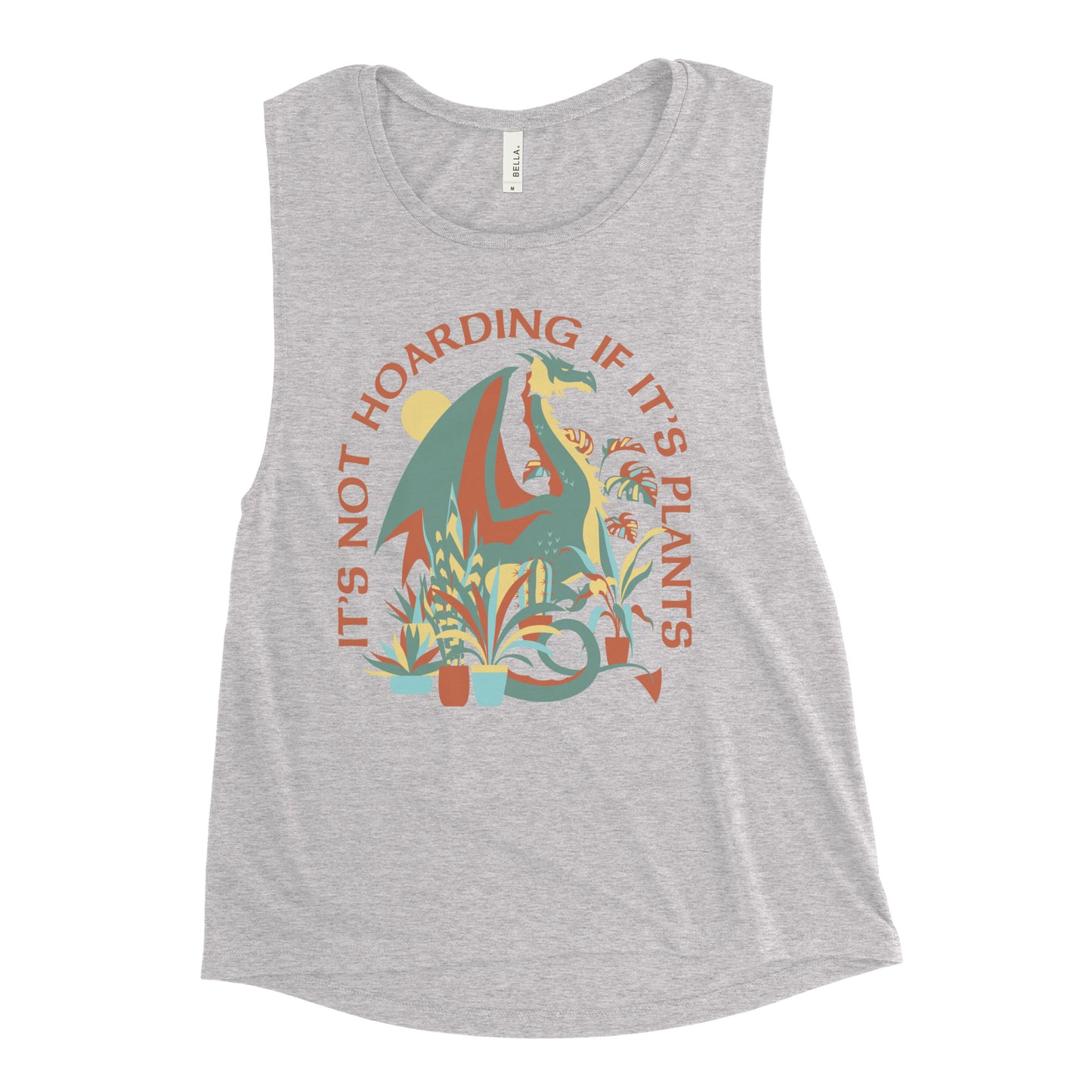 It's Not Hoarding If It's Plants Women's Muscle Tank