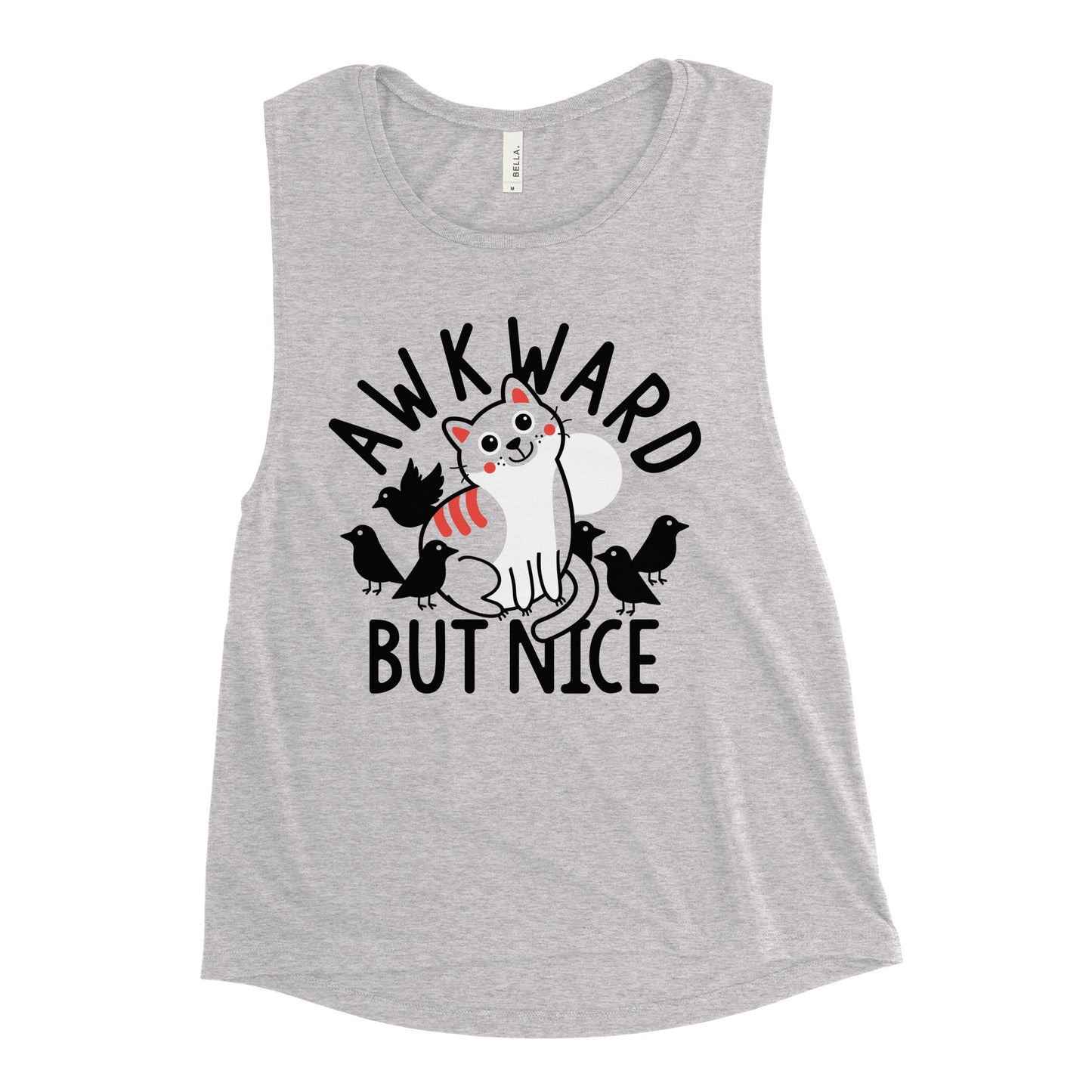 Awkward But Nice Women's Muscle Tank