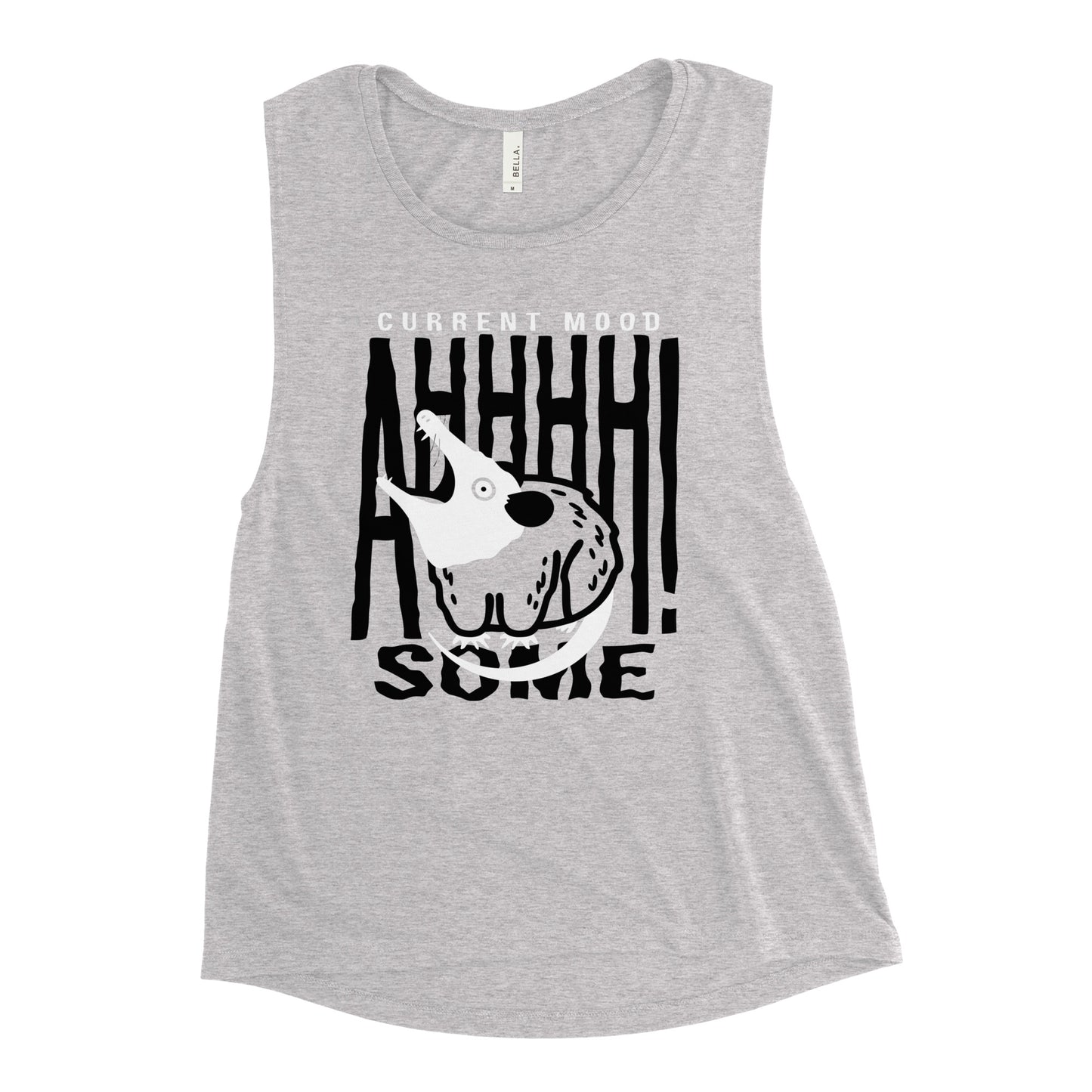 Current Mood Ahhhhsome Women's Muscle Tank