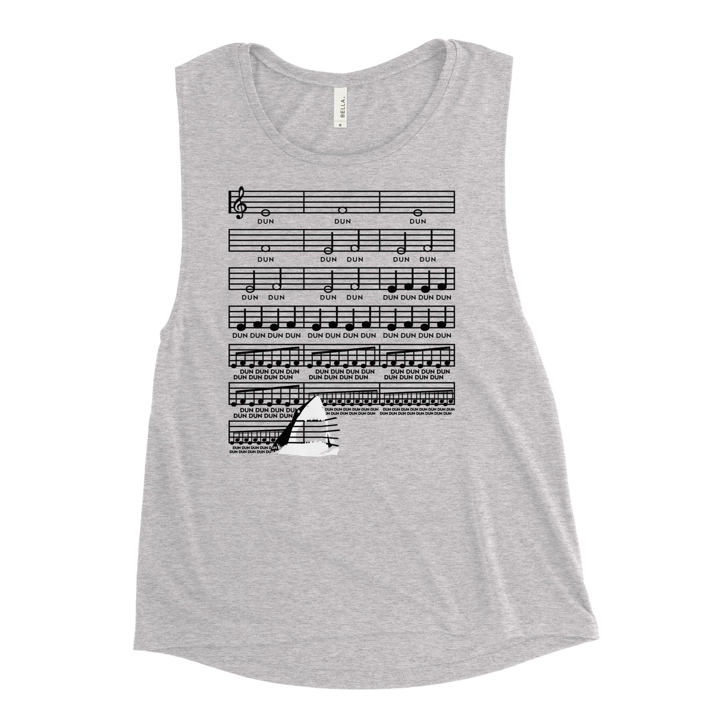 Swimming Theme Women's Muscle Tank