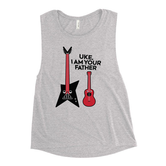 Uke, I Am Your Father Women's Muscle Tank