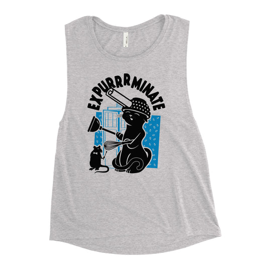 Expurrrminate Women's Muscle Tank