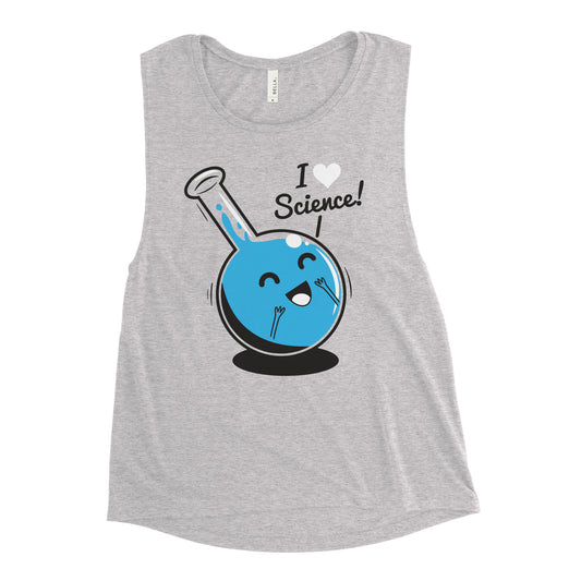 I Heart Science Women's Muscle Tank