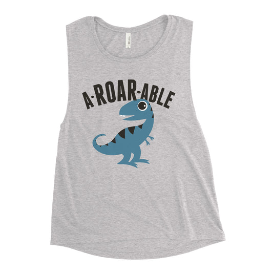 A-Roar-Able Women's Muscle Tank