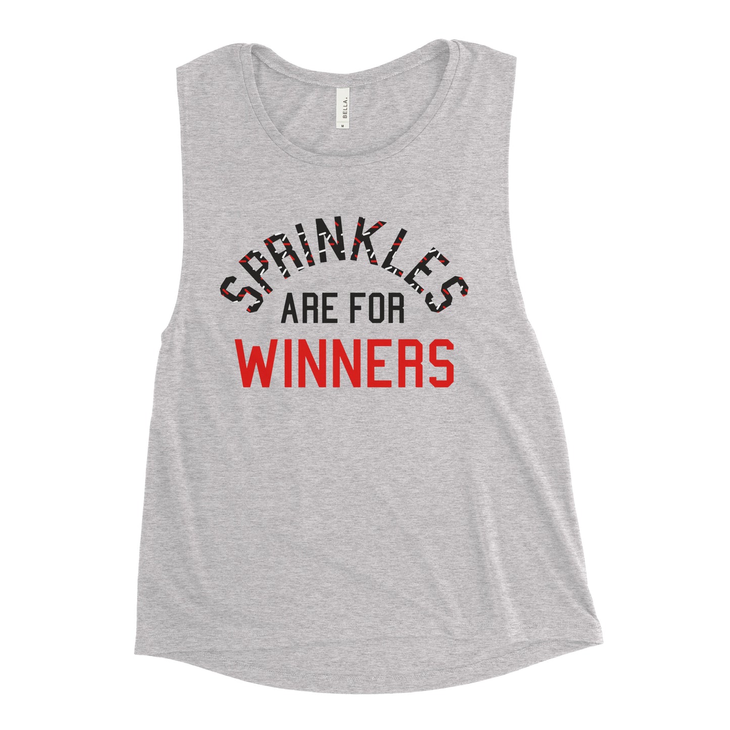 Sprinkles Are For Winners Women's Muscle Tank