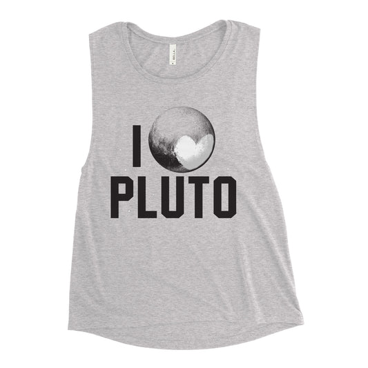 I Heart Pluto Women's Muscle Tank