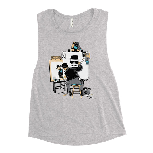 Heisenberg Self Portrait Women's Muscle Tank