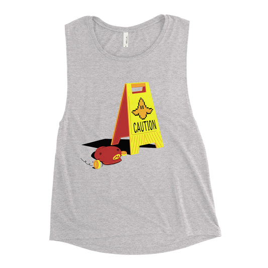 Caution Banana Women's Muscle Tank