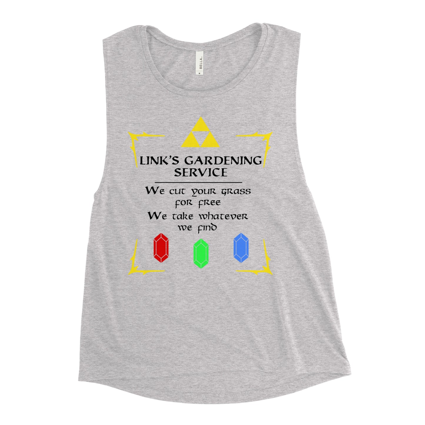 Link's Gardening Service Women's Muscle Tank