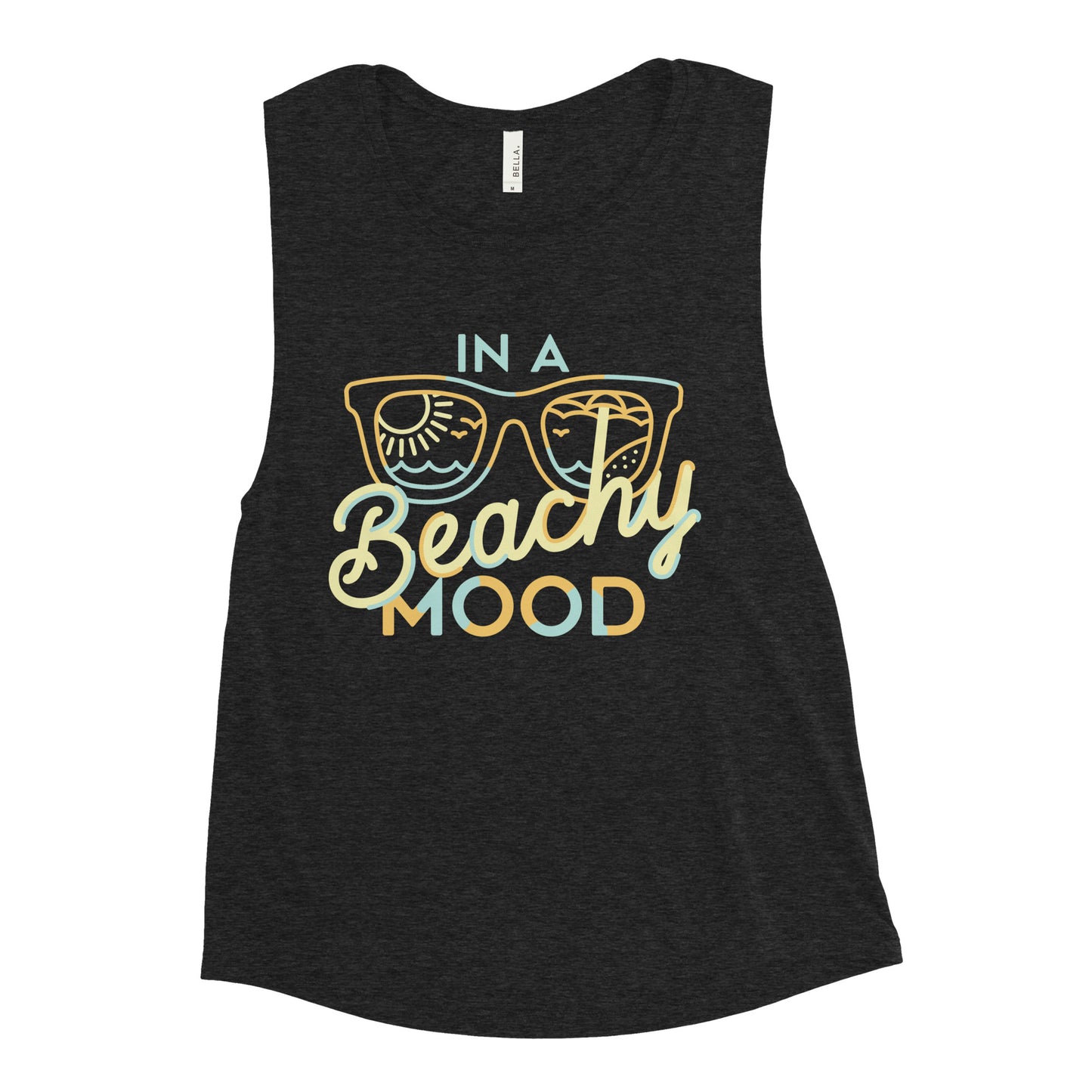 In A Beachy Mood Women's Muscle Tank