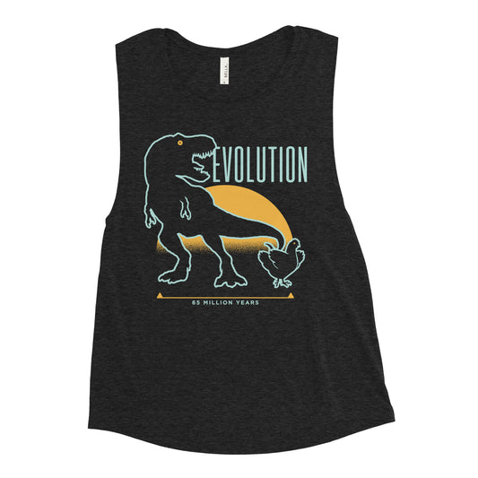 Dinosaur Evolution Women's Muscle Tank