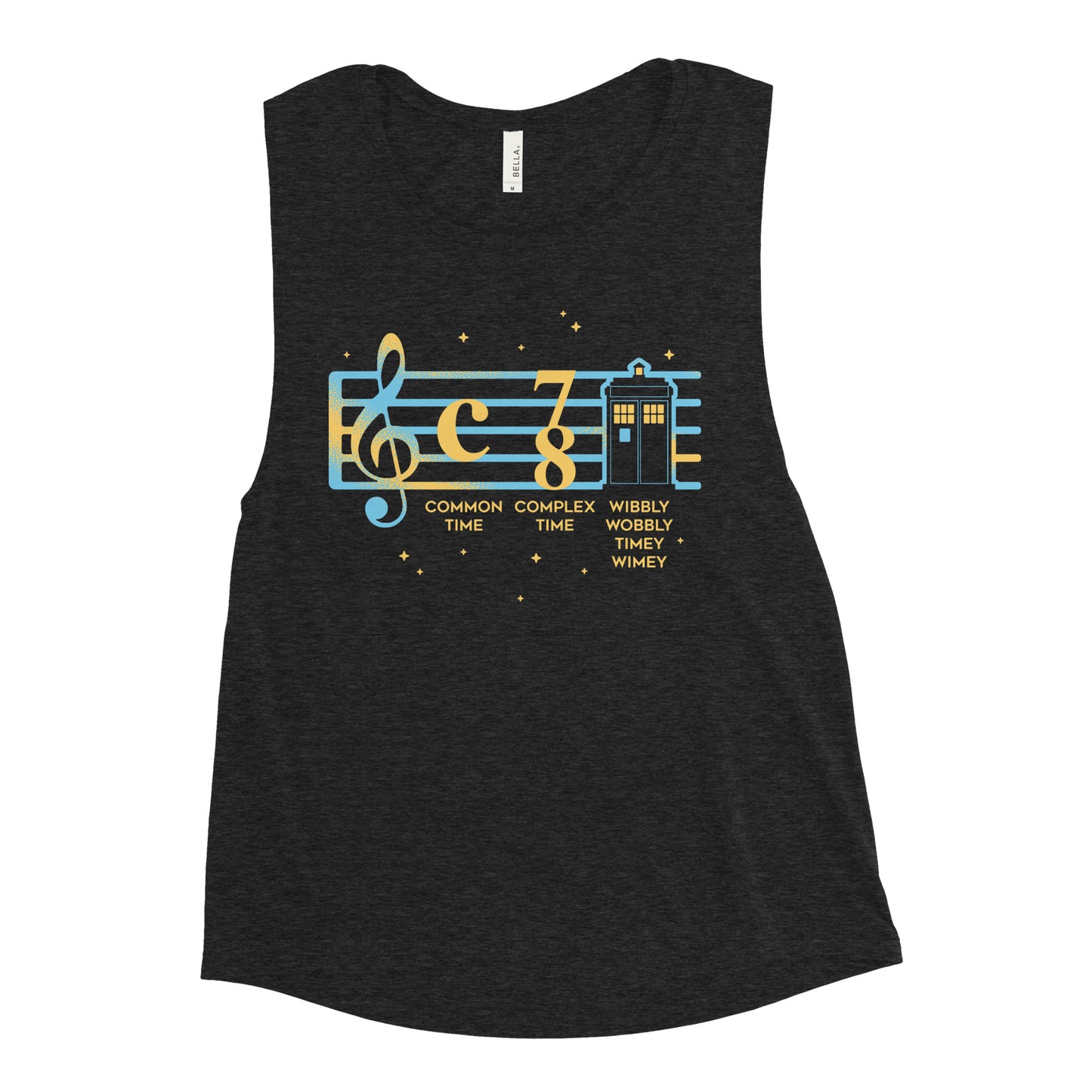 Wibbly Wobbly Timey Wimey Women's Muscle Tank