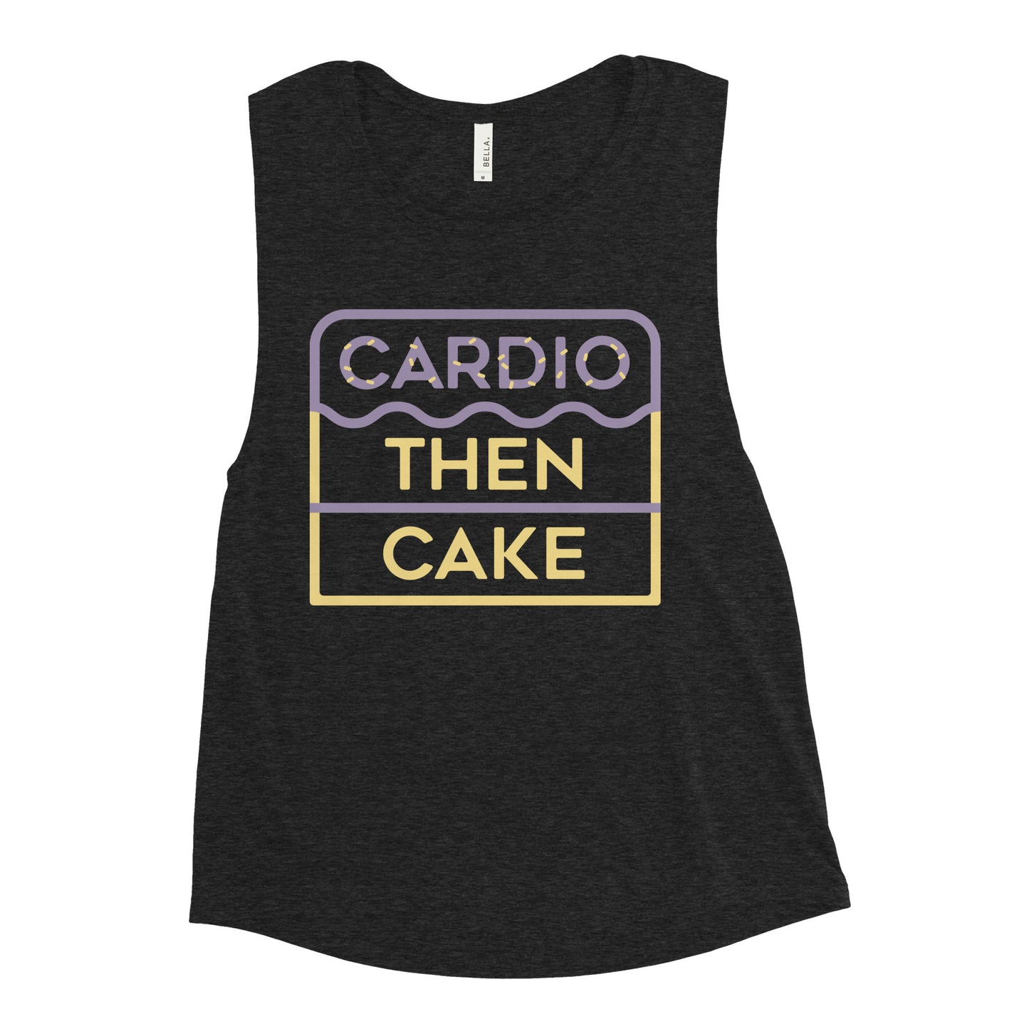 Cardio Then Cake Women's Muscle Tank