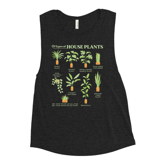 Types Of House Plants Women's Muscle Tank