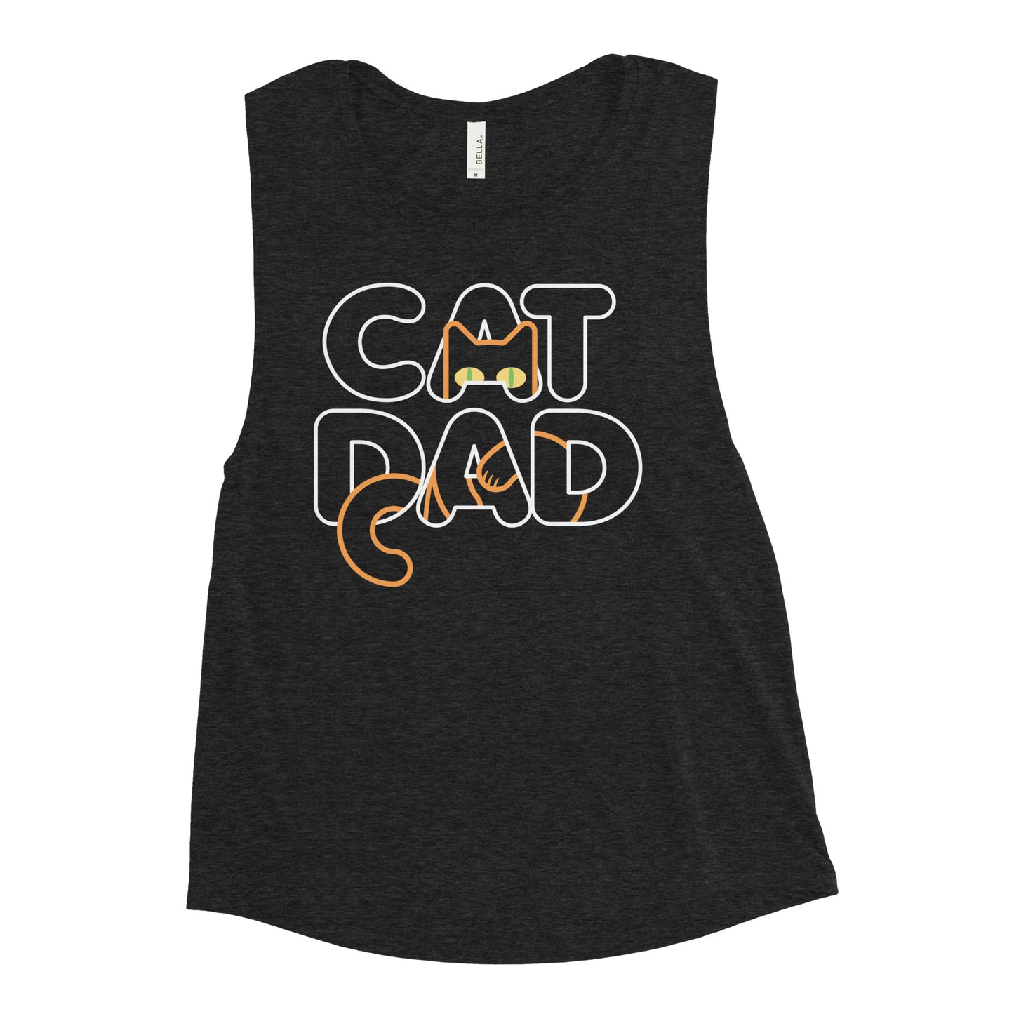 Cat Dad Women's Muscle Tank