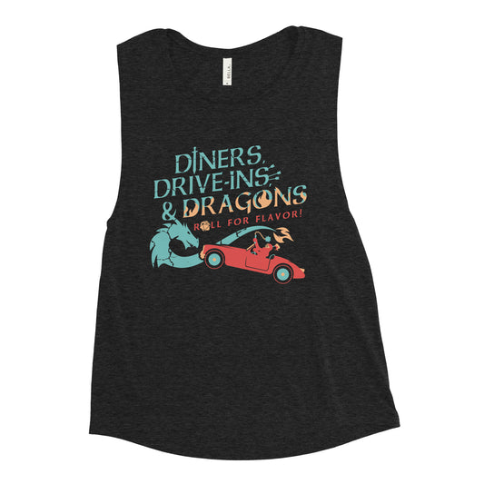 Diners, Drive-ins, & Dragons Women's Muscle Tank