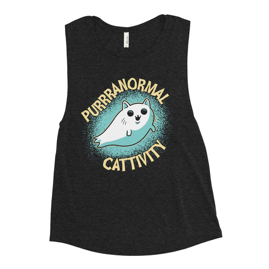 Purrranormal Cattivity Women's Muscle Tank