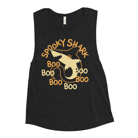 Spooky Shark Women's Muscle Tank