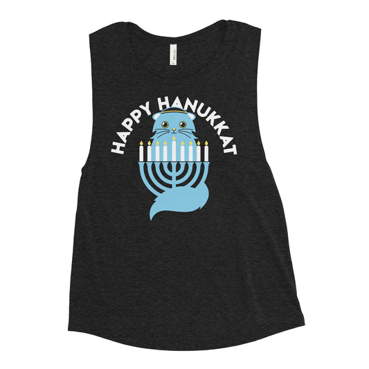 Happy Hanukkat Women's Muscle Tank