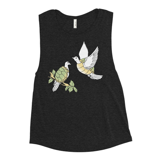 Two Turtle Doves Women's Muscle Tank