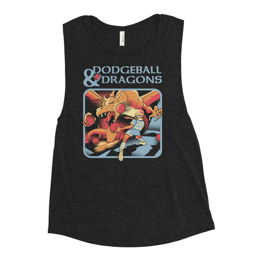 Dodgeball And Dragons Women's Muscle Tank