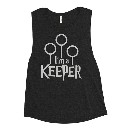 I'm A Keeper Women's Muscle Tank