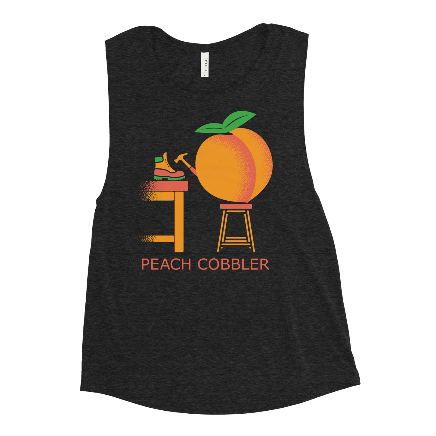 Peach Cobbler Women's Muscle Tank