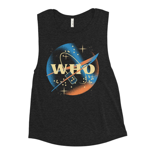 Who Space Administration Women's Muscle Tank