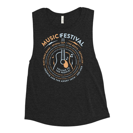 Music Festival Women's Muscle Tank