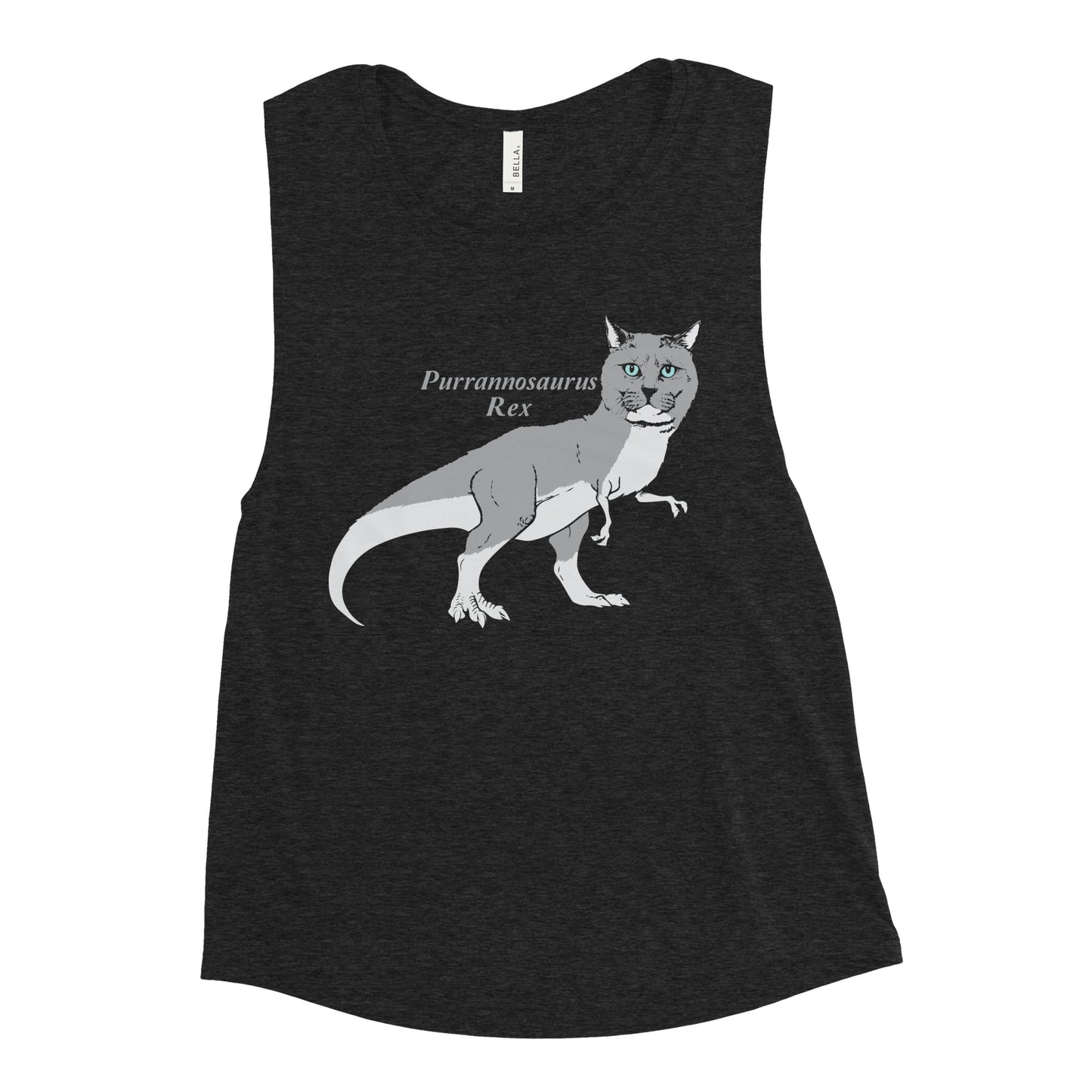 Purrannosaurus Rex Women's Muscle Tank