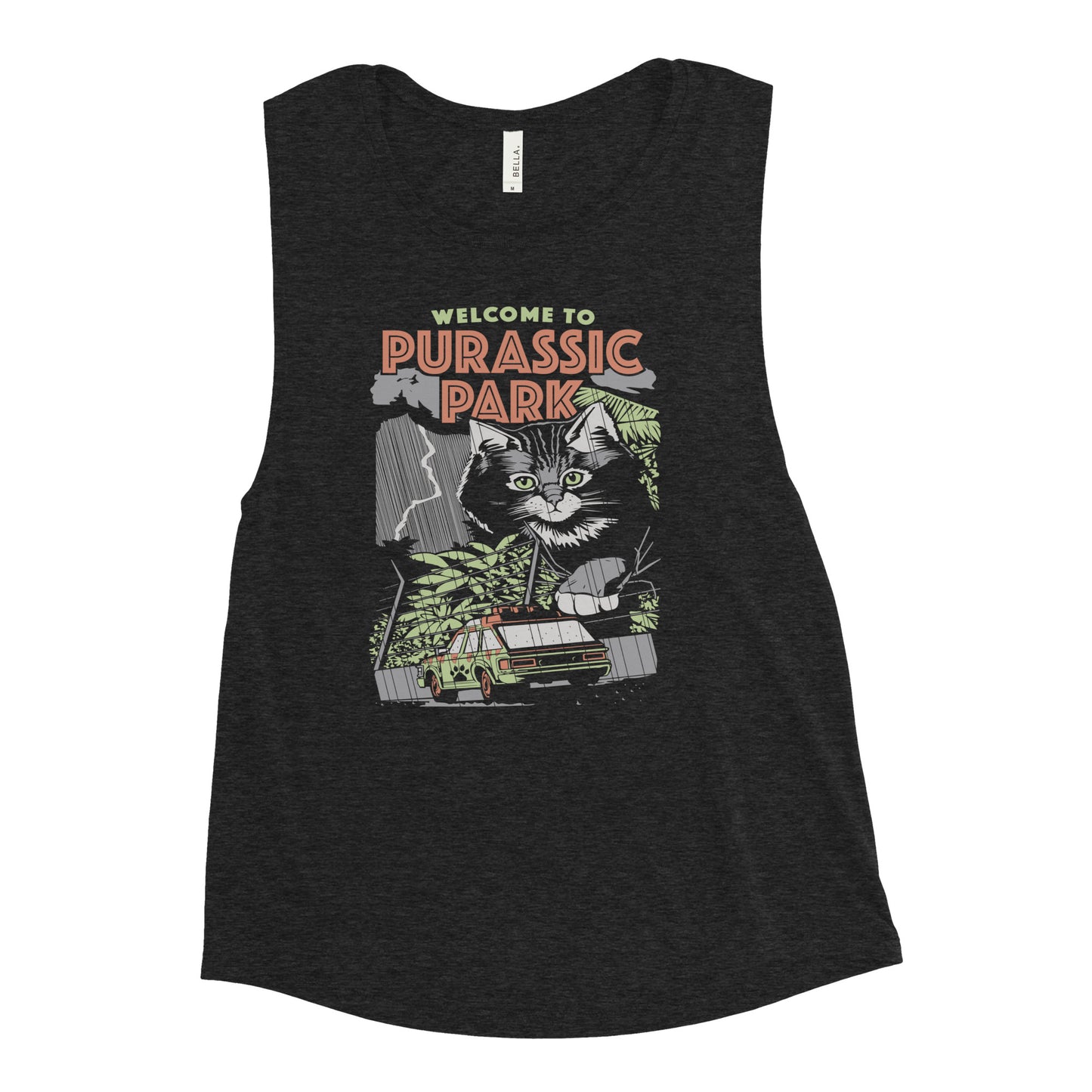 Purassic Park Women's Muscle Tank