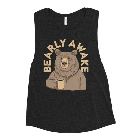 Bearly Awake Women's Muscle Tank