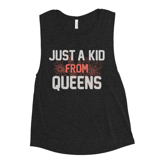 Just A Kid From Queens Women's Muscle Tank