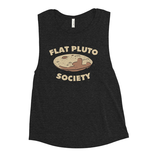 Flat Pluto Society Women's Muscle Tank