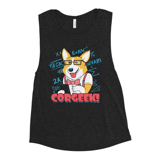 Corgeek Women's Muscle Tank