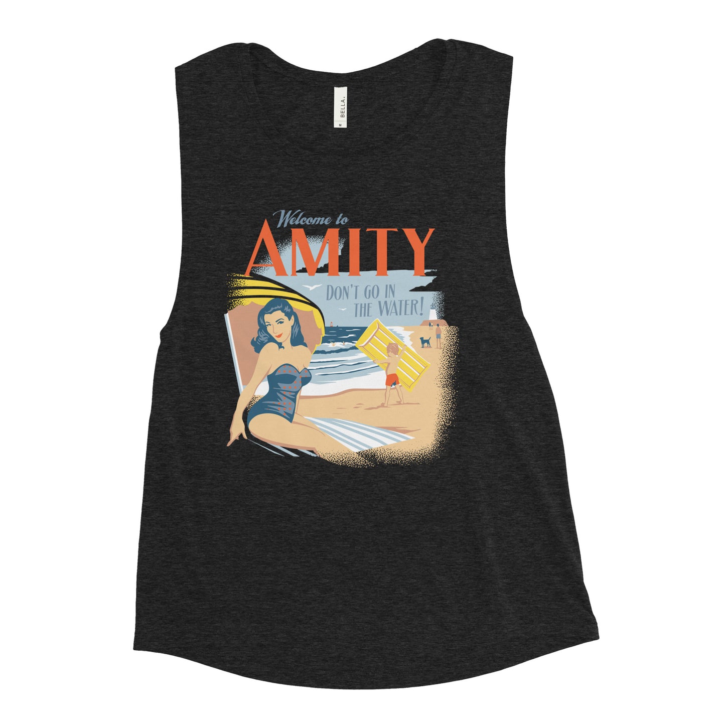 Welcome To Amity Women's Muscle Tank