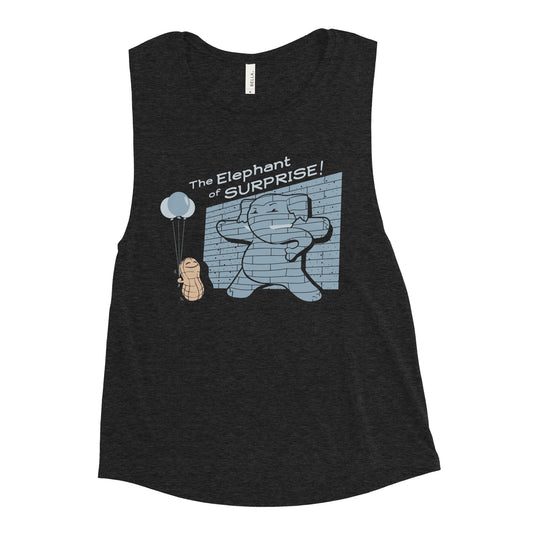 The Elephant of Surprise! Women's Muscle Tank