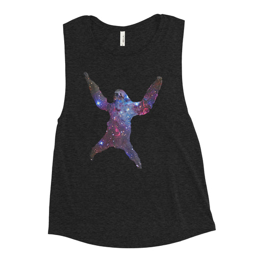 Sloth Nebula Women's Muscle Tank