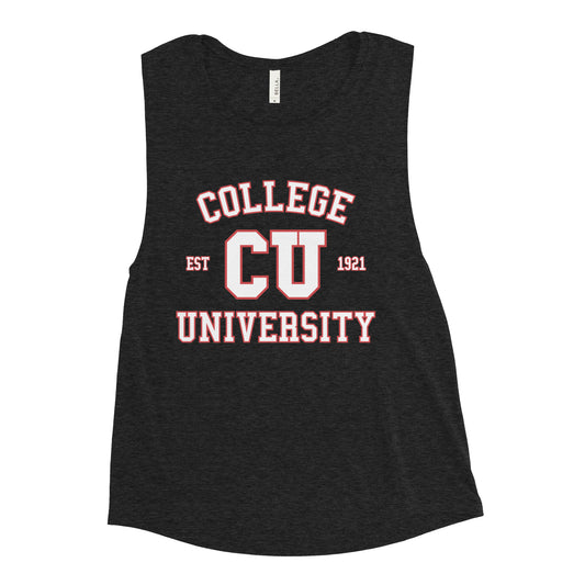 College University Women's Muscle Tank