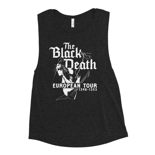 The Black Death Eurpoean Tour Women's Muscle Tank