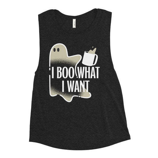 I Boo What I Want Women's Muscle Tank