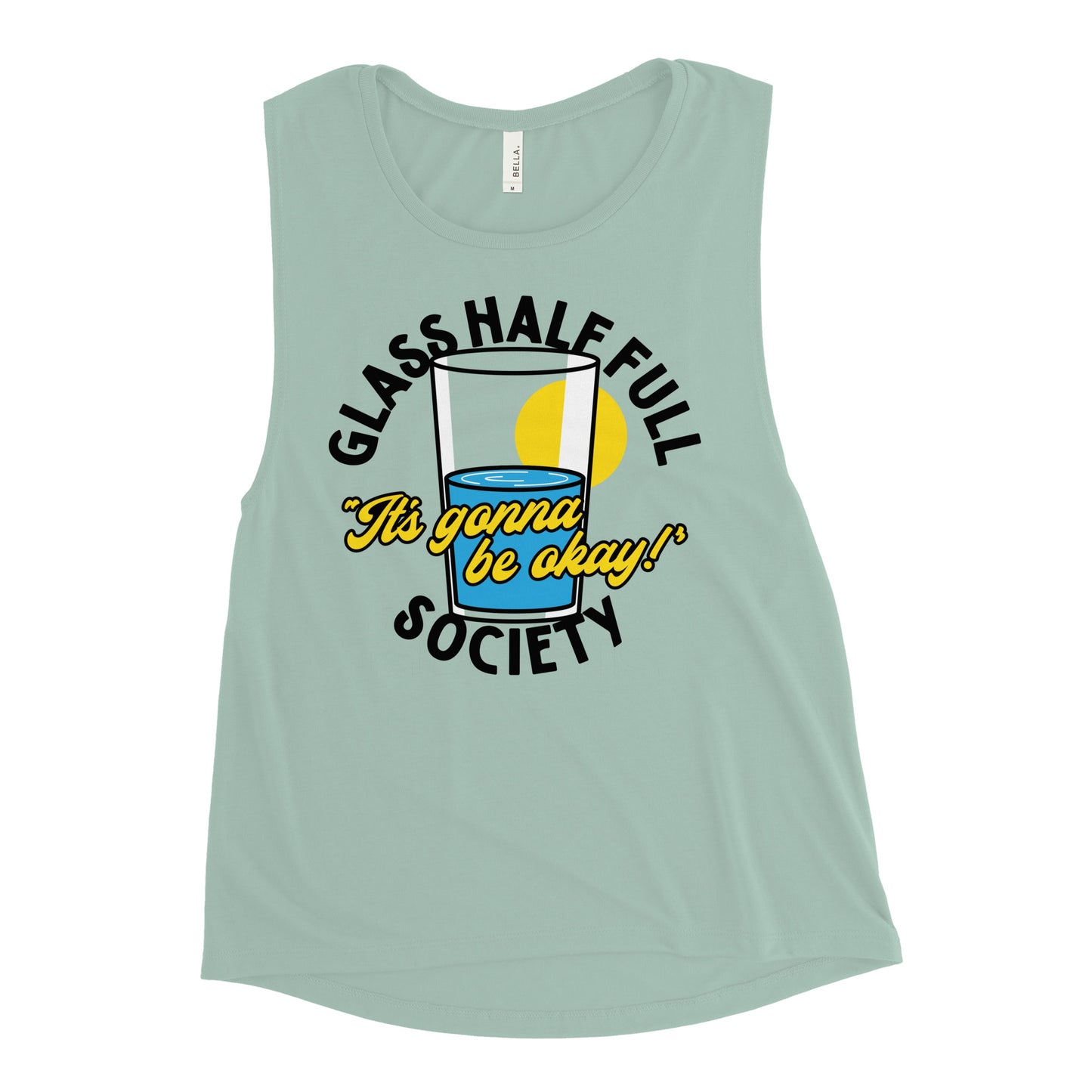 Glass Half Full Society Women's Muscle Tank