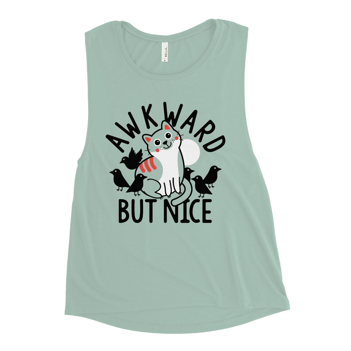 Awkward But Nice Women's Muscle Tank