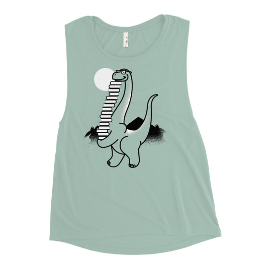 Bookosaurus Women's Muscle Tank