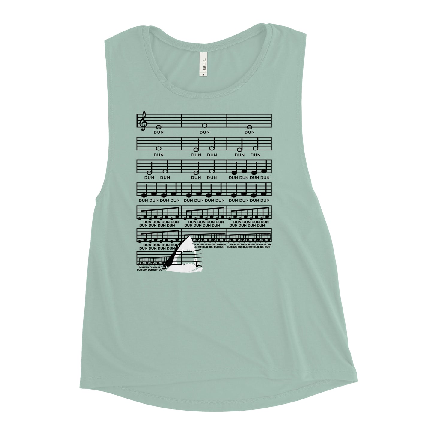 Swimming Theme Women's Muscle Tank