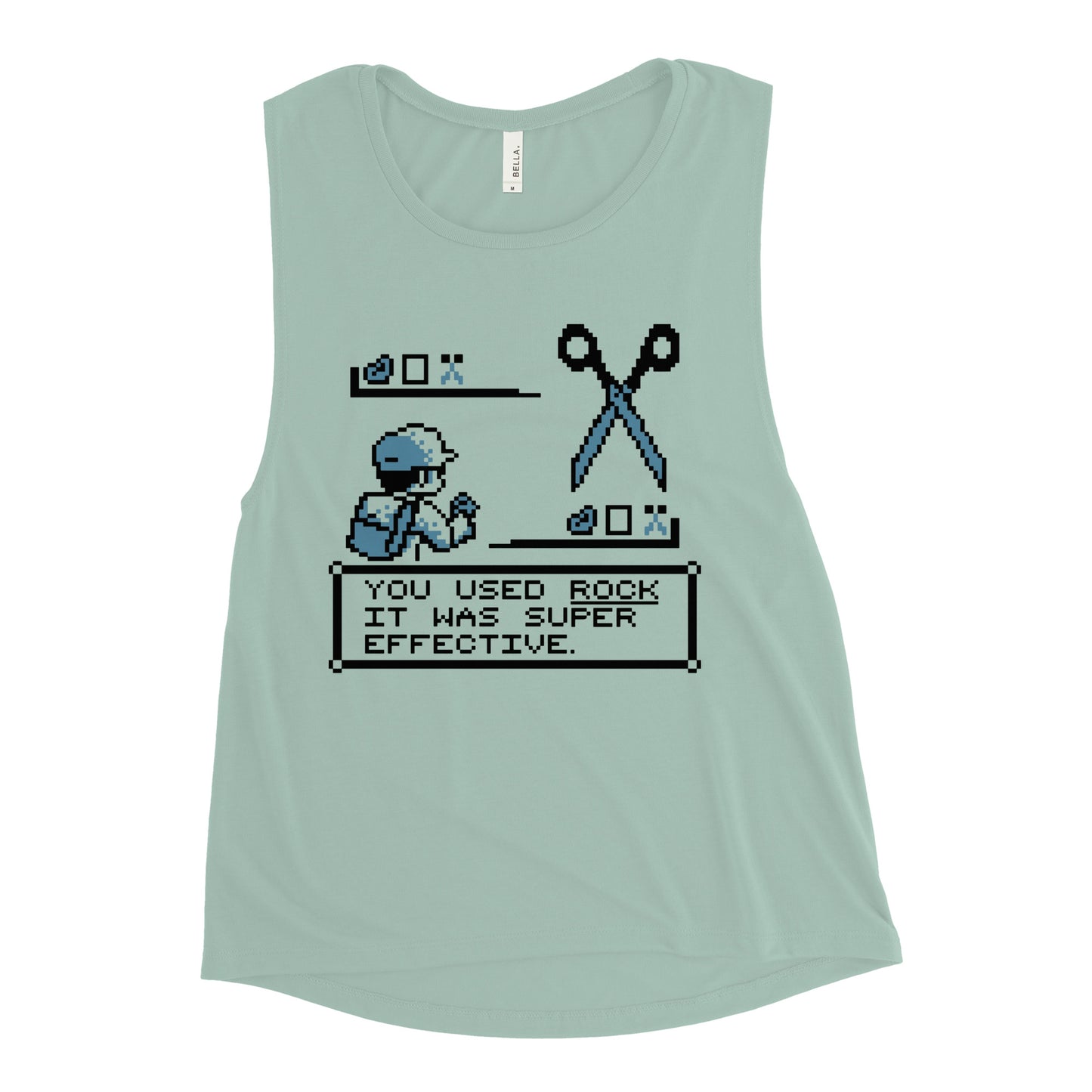 Rock Paper Scissors Battle Women's Muscle Tank