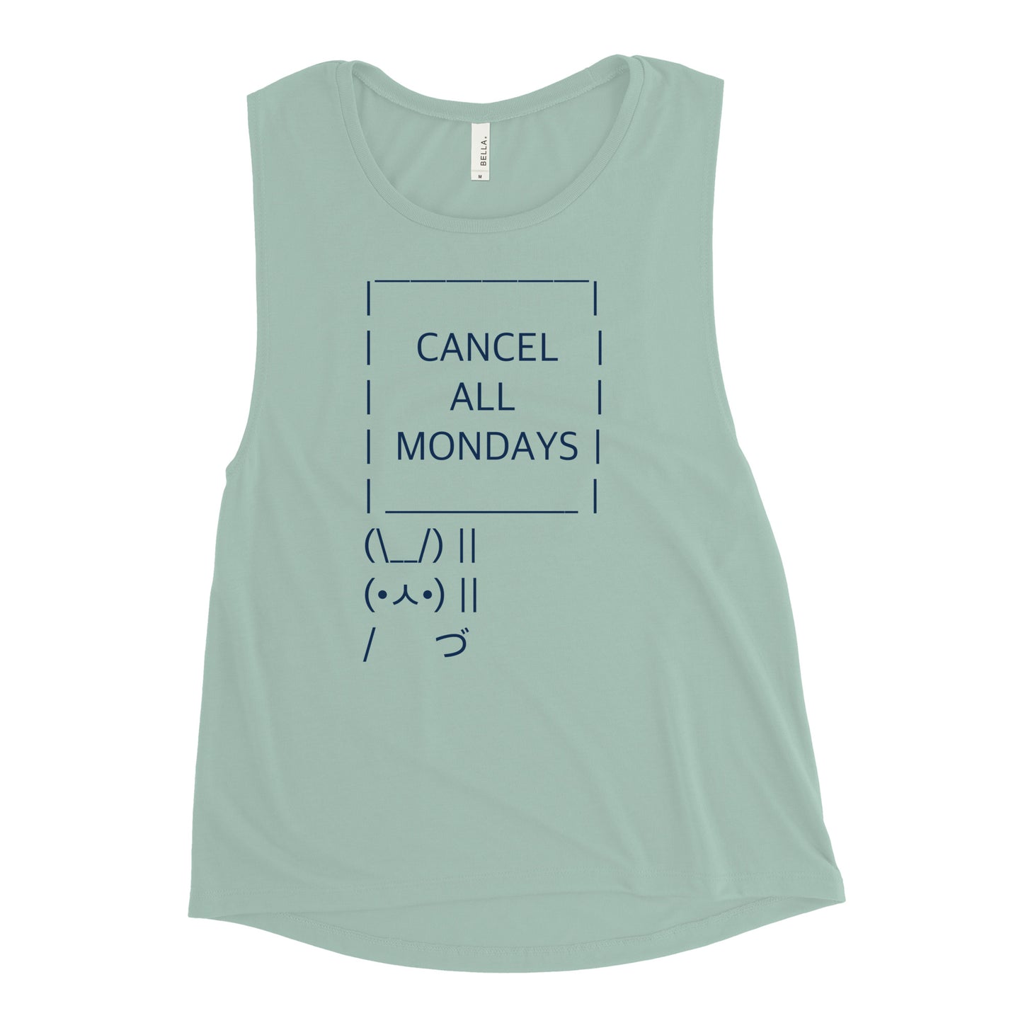 Cancel All Mondays Bunny Women's Muscle Tank