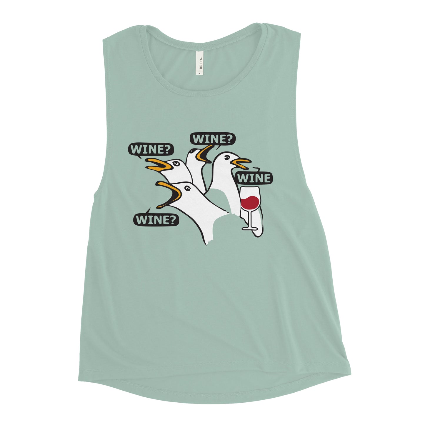 Wine Wine Wine Wine Women's Muscle Tank